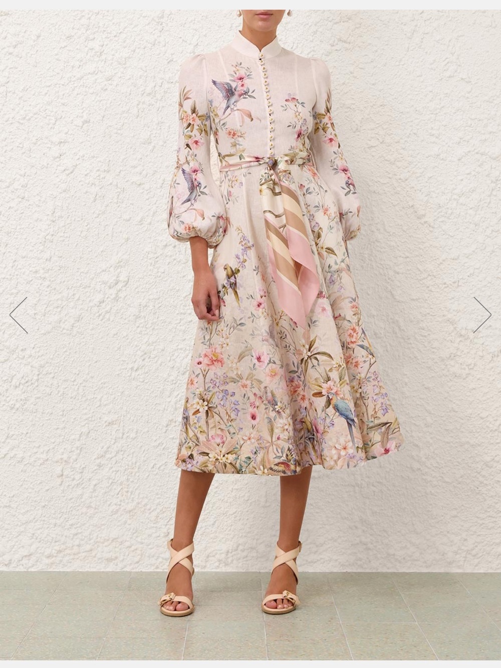 Zimmerman Rebellion Button MIDI Dress